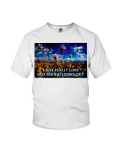 love hot air balloons sky adventure lqt pml Youth T-Shirt tile