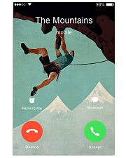climbing mountain is calling poster 11x17 Poster front
