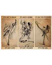 karate its not a phase pt mttn pml 17x11 Poster front