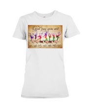 figure skate girl pt phn nna Premium Fit Ladies Tee tile