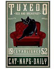 black cats tuxedo bed and breakfast poster 11x17 Poster front