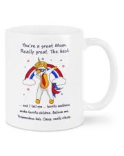 you're a great mum unicorn mug phq nth Mug front