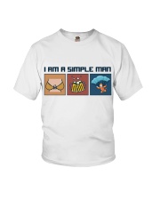 simple man skydiving Youth T-Shirt tile