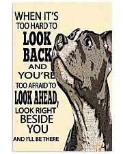 pitbull hard to look back 11x17 Poster front