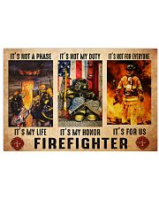 firefighter its not a phase pt mttn ntv 17x11 Poster front