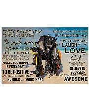 Rebreather scuba dving today is a pt mttn dqh Horizontal Poster tile