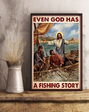 even god has a fishing story pt phn dqh 16x24 Poster lifestyle-poster-3