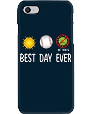 baseball best day ever Phone Case tile