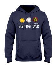 baseball best day ever Hooded Sweatshirt tile