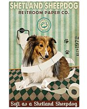 Restroom Paper Company Shetland Sheepdog 11x17 Poster front