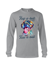 hug a pitbull Long Sleeve Tee tile