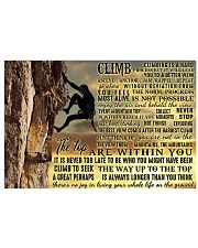 Mountain climbing manifesto pt lqt-ntv 17x11 Poster front