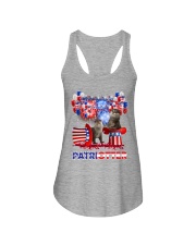 otter us flag Ladies Flowy Tank tile