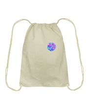 Volleyball Mom Purple cooler Drawstring Bag tile
