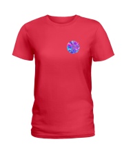 Volleyball Mom Purple cooler Ladies T-Shirt tile