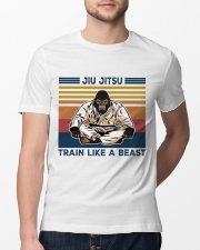jiu jitsu train like a beast gorilla Classic T-Shirt lifestyle-mens-crewneck-front-13