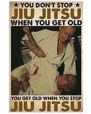 old man jiu jitsu don't stop pt phq ntv 24x36 Poster front