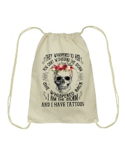 Shirt Skull Drawstring Bag tile