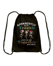 Shirt Skull Drawstring Bag tile