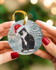 LIMITED EDITION - CAT LOVERS 10915A Circle ornament - single (porcelain) aos-circle-ornament-single-porcelain-lifestyles-08
