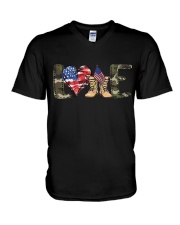LIMITED EDITION - VETERAN LOVE - 6772P V-Neck T-Shirt tile