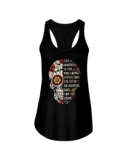 LIMITED EDITION - SUGAR SKULL T-SHIRT 8530K Ladies Flowy Tank tile