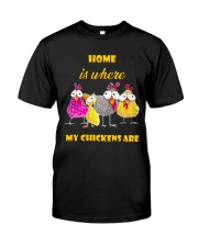 LIMITED EDITION - FARMER FUNNY CHICKENS - 80260P Premium Fit Mens Tee tile
