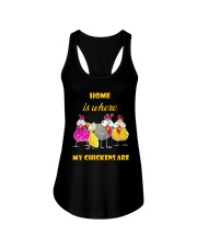 LIMITED EDITION - FARMER FUNNY CHICKENS - 80260P Ladies Flowy Tank tile