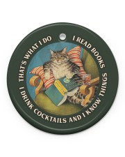 LIMITED EDITION - BE STRONG - 60006TU1 Circle ornament - single (porcelain) front