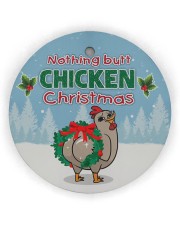 LIMITED EDITION - FUNNY CHICKEN 90128A Circle Ornament (Wood tile