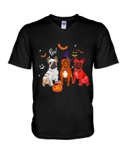 LIMITED EDITION - FRENCH BULLDOG - T SHIRT 8967P V-Neck T-Shirt tile