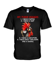LIMITED EDITION - FUNNY CHICKEN - 80110P V-Neck T-Shirt tile