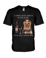 LIMITED EDITION - YORKIE T SHIRT 9694J V-Neck T-Shirt tile
