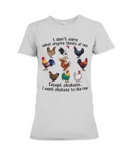 LIMITED EDITION - FUNNY CHICKEN 80101P Premium Fit Ladies Tee tile