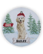 LIMITED EDITION - Golden Retriever - 90077TU Circle Ornament (Wood tile