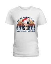 LIMITED EDITION - MERRY CHRISTMAS COW - 80120P Ladies T-Shirt front