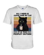 LIMITED EDITION - CAT LOVERS - 9887A V-Neck T-Shirt tile