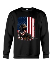 LIMITED EDITION - DACHSHUND AMERICAN FLAG - 9301P Crewneck Sweatshirt tile