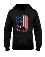 LIMITED EDITION - DACHSHUND AMERICAN FLAG - 9301P Hooded Sweatshirt tile