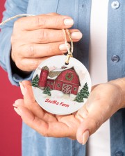 LIMITED EDITION - FARM LOVERS - 80217P Circle ornament - single (porcelain) aos-circle-ornament-single-porcelain-lifestyles-01
