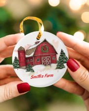 LIMITED EDITION - FARM LOVERS - 80217P Circle ornament - single (porcelain) aos-circle-ornament-single-porcelain-lifestyles-08