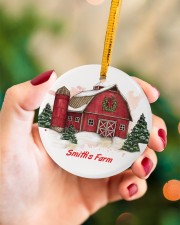 LIMITED EDITION - FARM LOVERS - 80217P Circle ornament - single (porcelain) aos-circle-ornament-single-porcelain-lifestyles-09