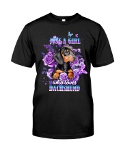 LIMITED EDITION - DACHSHUND T-SHIRT 8483K Premium Fit Mens Tee tile