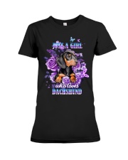 LIMITED EDITION - DACHSHUND T-SHIRT 8483K Premium Fit Ladies Tee tile