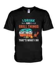 LIMITED EDITION - CAMPING T-SHIRT 8336K V-Neck T-Shirt tile