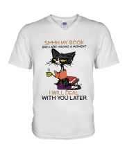 LIMITED EDITION - CAT LOVERS - 9834A V-Neck T-Shirt tile