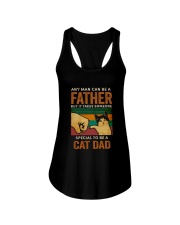 LIMITED EDITION - SPECIAL CAT DAD T-SHIRT 8355K Ladies Flowy Tank tile