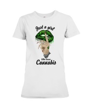 LIMITED EDITION - GIRL LOVES CANNABIS 9334P Premium Fit Ladies Tee tile