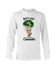 LIMITED EDITION - GIRL LOVES CANNABIS 9334P Long Sleeve Tee tile