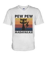 LIMITED EDITION - CAT LOVERS - 9855A V-Neck T-Shirt tile
